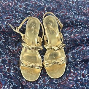 J. Crew Gold Women's Sandals